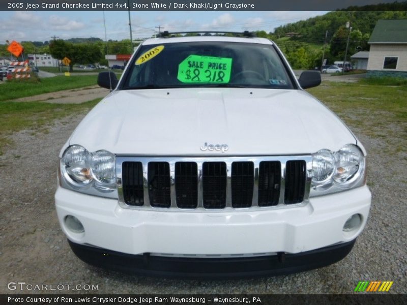 Stone White / Dark Khaki/Light Graystone 2005 Jeep Grand Cherokee Limited 4x4