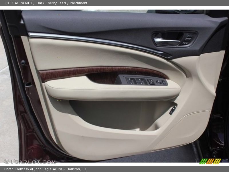 Dark Cherry Pearl / Parchment 2017 Acura MDX