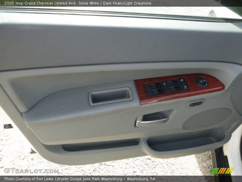 Stone White / Dark Khaki/Light Graystone 2005 Jeep Grand Cherokee Limited 4x4