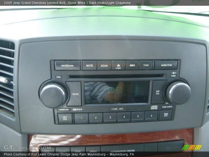 Stone White / Dark Khaki/Light Graystone 2005 Jeep Grand Cherokee Limited 4x4