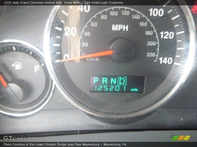 Stone White / Dark Khaki/Light Graystone 2005 Jeep Grand Cherokee Limited 4x4