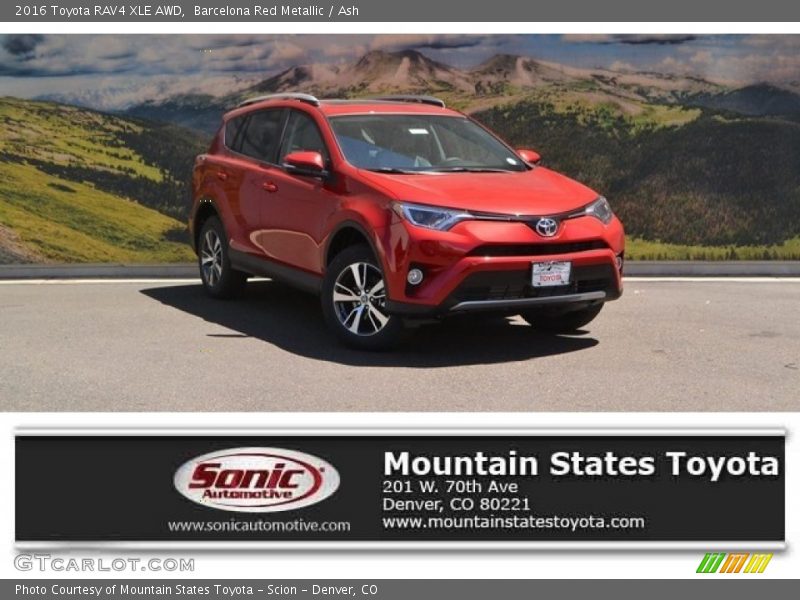 Barcelona Red Metallic / Ash 2016 Toyota RAV4 XLE AWD