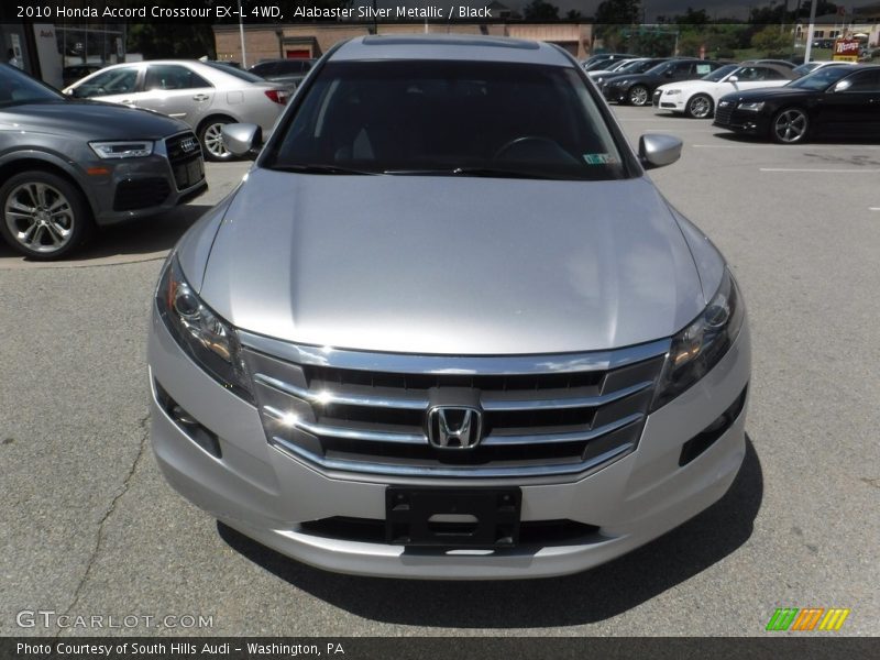 Alabaster Silver Metallic / Black 2010 Honda Accord Crosstour EX-L 4WD