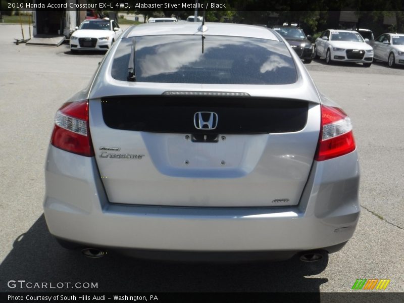 Alabaster Silver Metallic / Black 2010 Honda Accord Crosstour EX-L 4WD