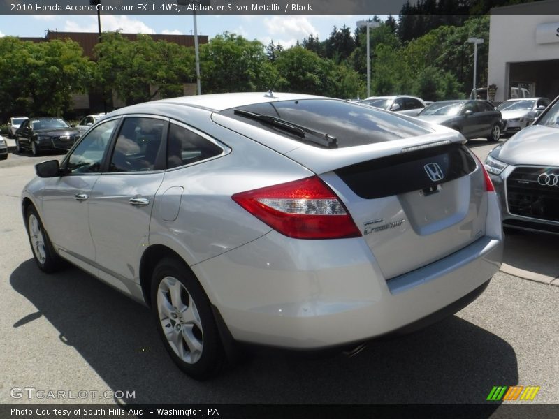 Alabaster Silver Metallic / Black 2010 Honda Accord Crosstour EX-L 4WD