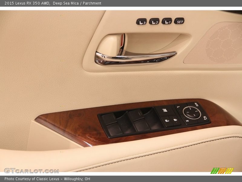 Controls of 2015 RX 350 AWD