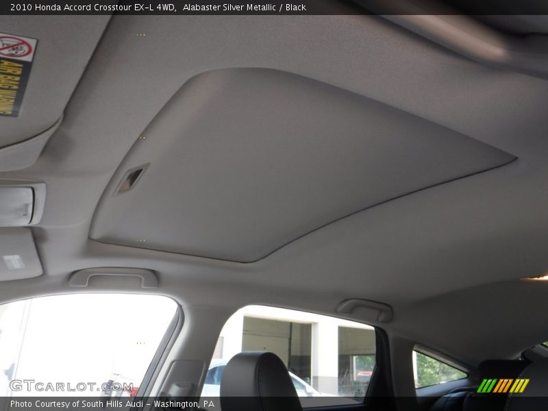 Alabaster Silver Metallic / Black 2010 Honda Accord Crosstour EX-L 4WD