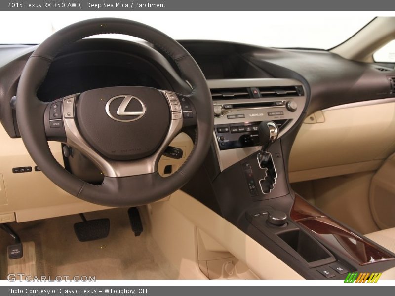 Dashboard of 2015 RX 350 AWD