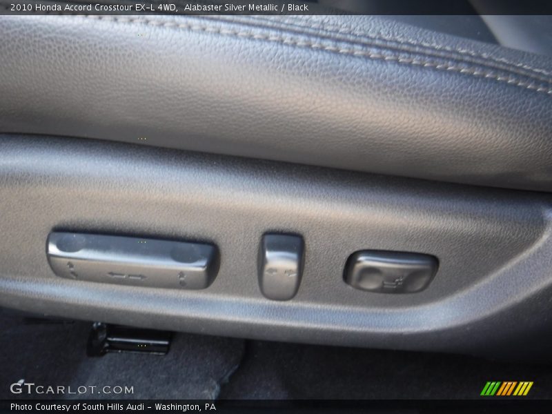 Alabaster Silver Metallic / Black 2010 Honda Accord Crosstour EX-L 4WD