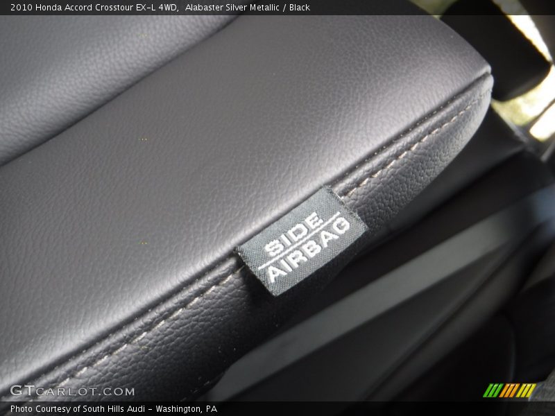 Alabaster Silver Metallic / Black 2010 Honda Accord Crosstour EX-L 4WD