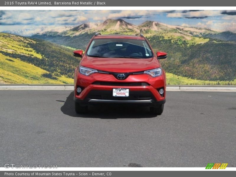 Barcelona Red Metallic / Black 2016 Toyota RAV4 Limited