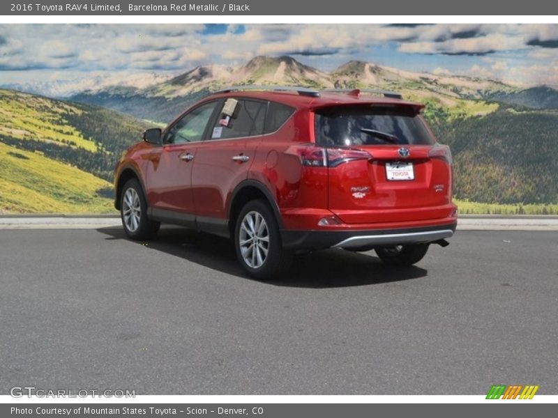 Barcelona Red Metallic / Black 2016 Toyota RAV4 Limited
