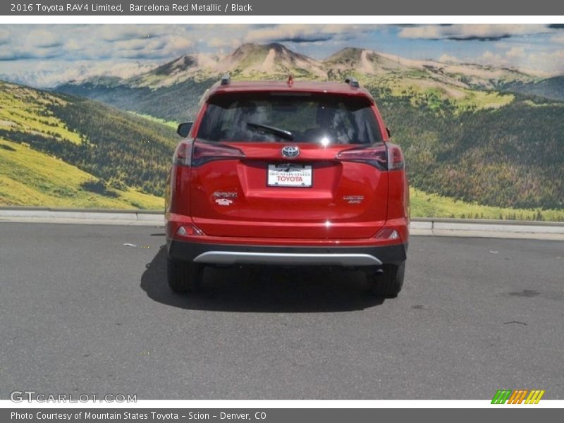 Barcelona Red Metallic / Black 2016 Toyota RAV4 Limited