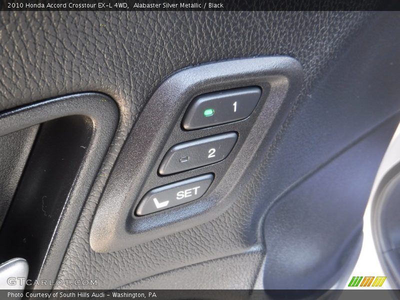 Alabaster Silver Metallic / Black 2010 Honda Accord Crosstour EX-L 4WD