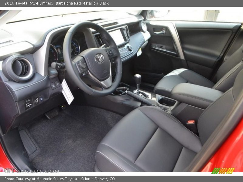 Barcelona Red Metallic / Black 2016 Toyota RAV4 Limited