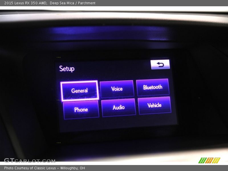 Deep Sea Mica / Parchment 2015 Lexus RX 350 AWD