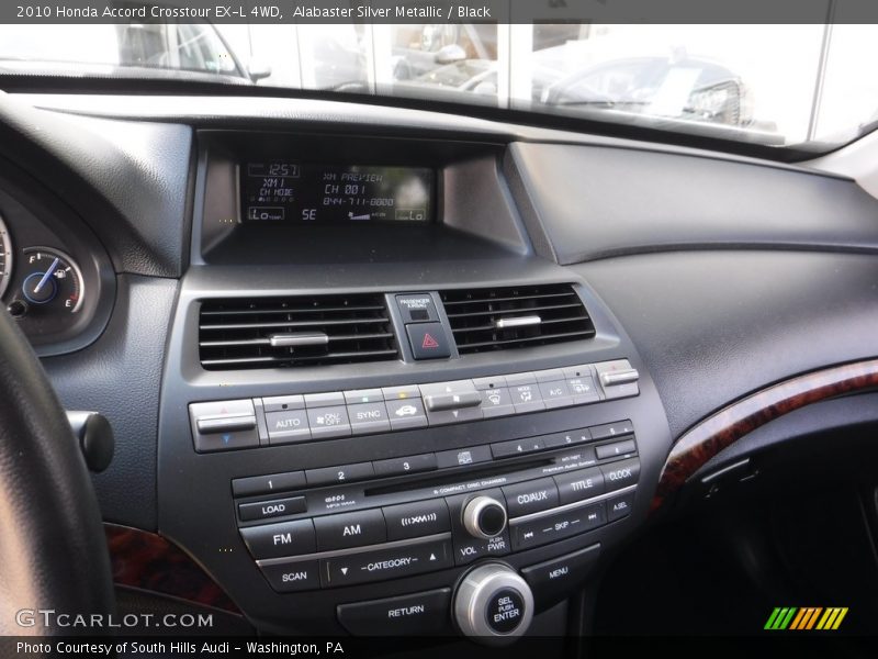 Alabaster Silver Metallic / Black 2010 Honda Accord Crosstour EX-L 4WD