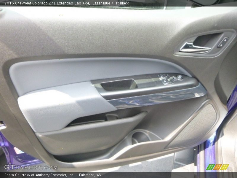 Laser Blue / Jet Black 2016 Chevrolet Colorado Z71 Extended Cab 4x4