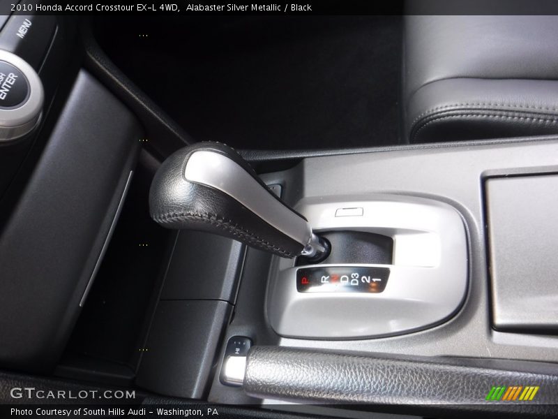 Alabaster Silver Metallic / Black 2010 Honda Accord Crosstour EX-L 4WD