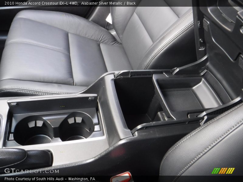 Alabaster Silver Metallic / Black 2010 Honda Accord Crosstour EX-L 4WD