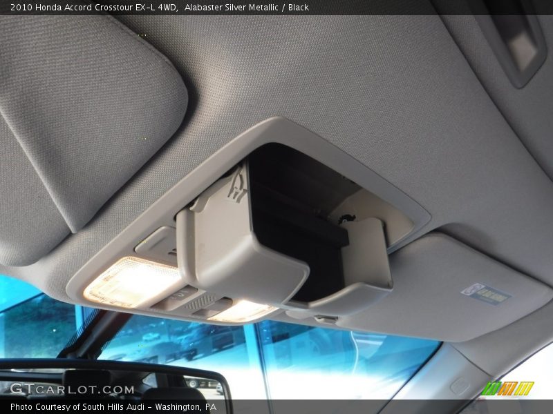 Alabaster Silver Metallic / Black 2010 Honda Accord Crosstour EX-L 4WD