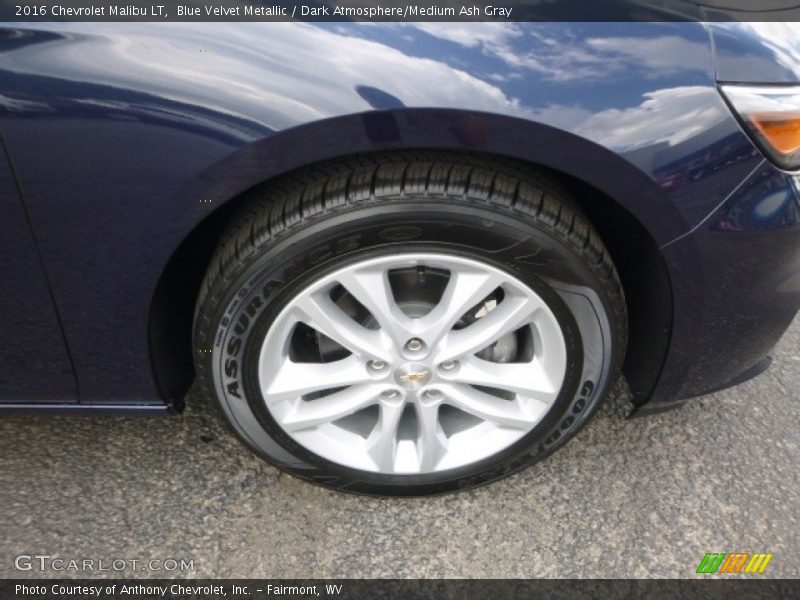 Blue Velvet Metallic / Dark Atmosphere/Medium Ash Gray 2016 Chevrolet Malibu LT