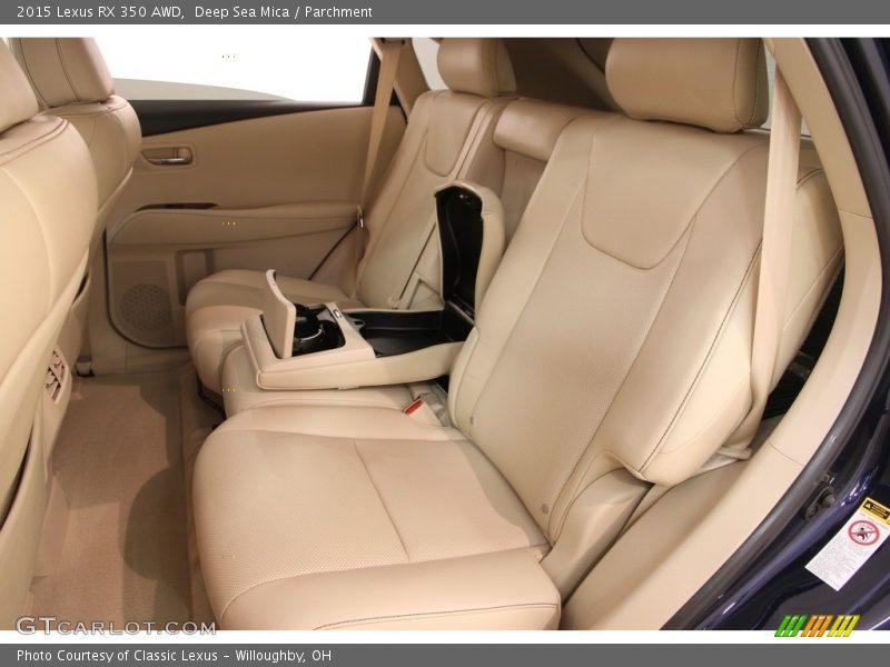 Rear Seat of 2015 RX 350 AWD