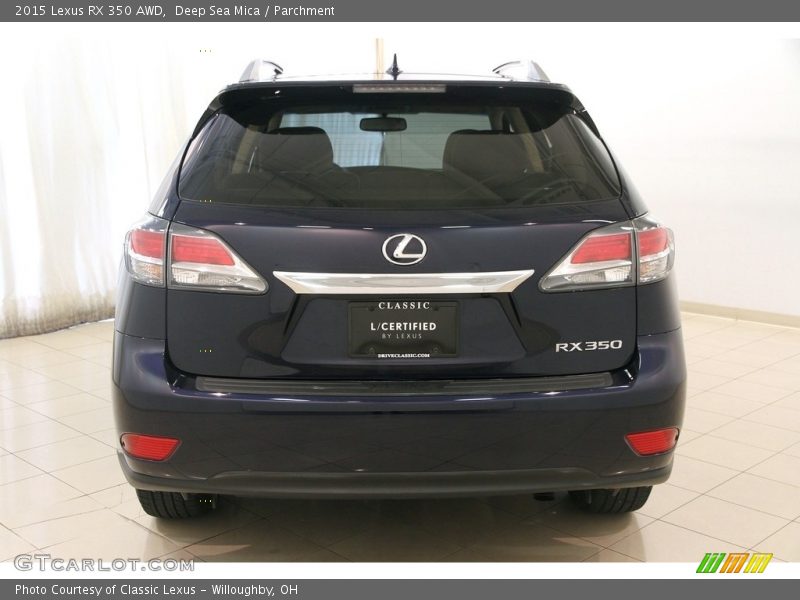 Deep Sea Mica / Parchment 2015 Lexus RX 350 AWD