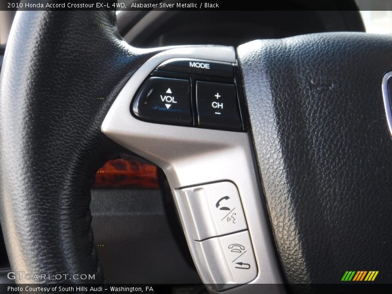 Alabaster Silver Metallic / Black 2010 Honda Accord Crosstour EX-L 4WD