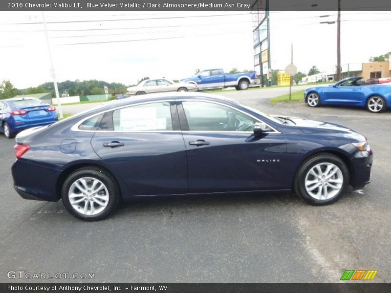 Blue Velvet Metallic / Dark Atmosphere/Medium Ash Gray 2016 Chevrolet Malibu LT