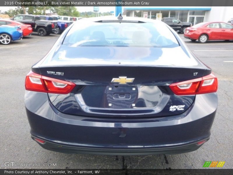 Blue Velvet Metallic / Dark Atmosphere/Medium Ash Gray 2016 Chevrolet Malibu LT