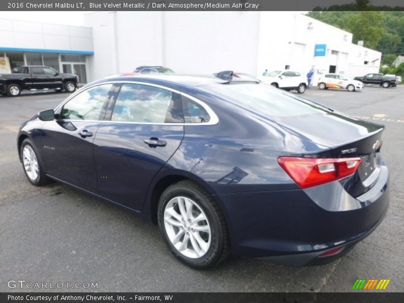 Blue Velvet Metallic / Dark Atmosphere/Medium Ash Gray 2016 Chevrolet Malibu LT