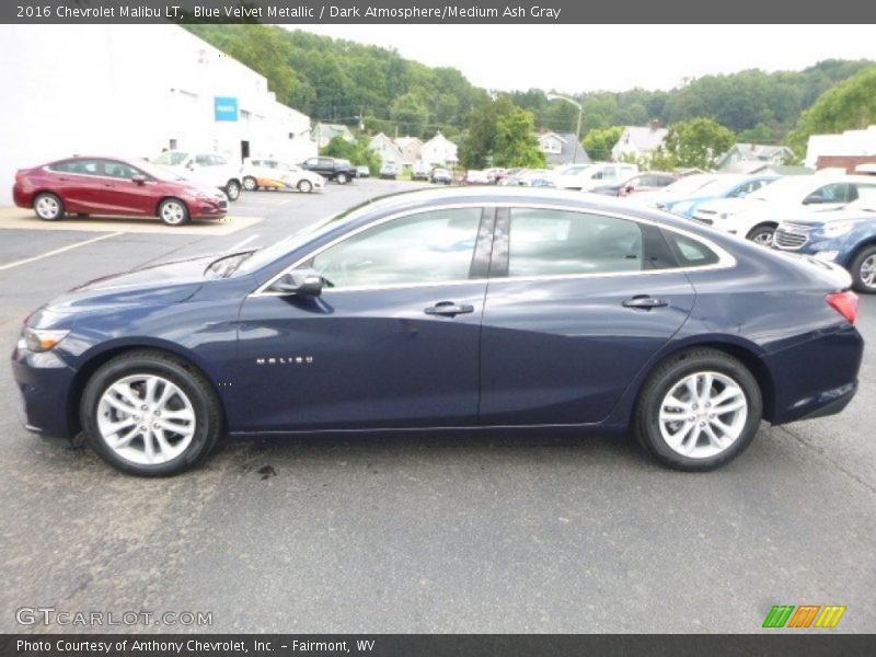 Blue Velvet Metallic / Dark Atmosphere/Medium Ash Gray 2016 Chevrolet Malibu LT
