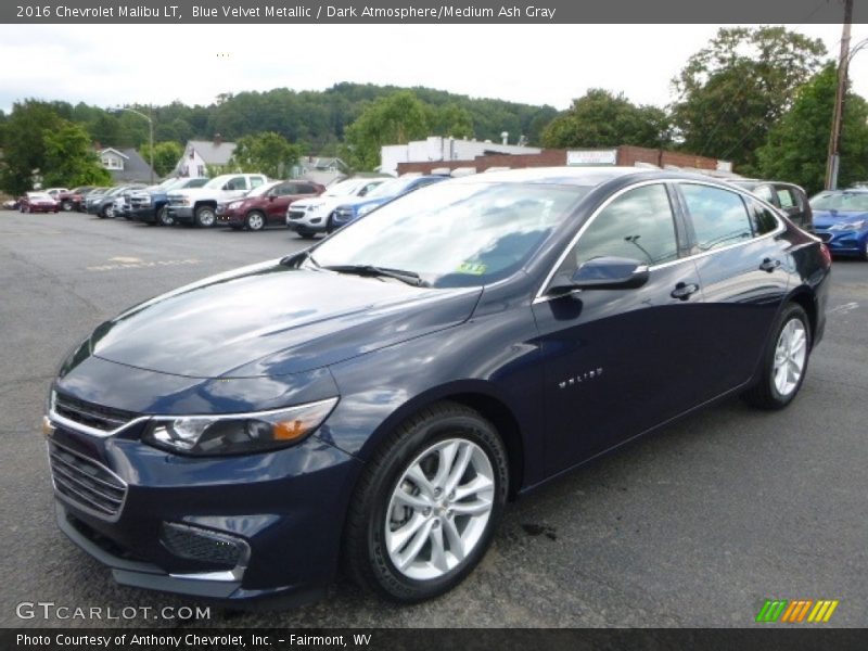 Blue Velvet Metallic / Dark Atmosphere/Medium Ash Gray 2016 Chevrolet Malibu LT