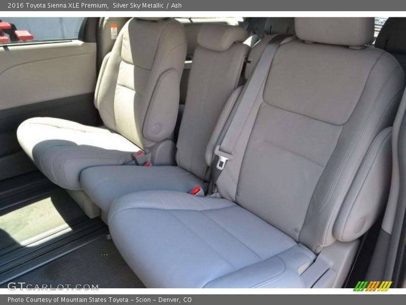 Silver Sky Metallic / Ash 2016 Toyota Sienna XLE Premium