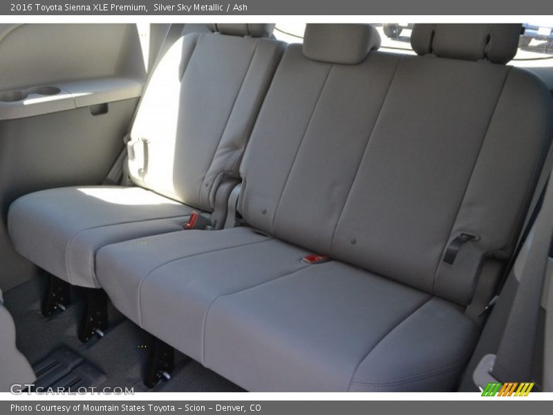 Silver Sky Metallic / Ash 2016 Toyota Sienna XLE Premium