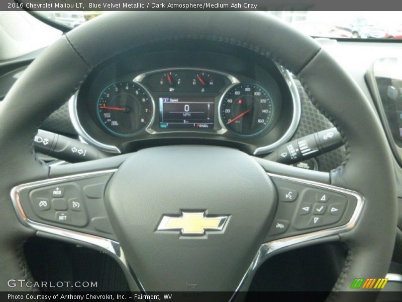 Blue Velvet Metallic / Dark Atmosphere/Medium Ash Gray 2016 Chevrolet Malibu LT