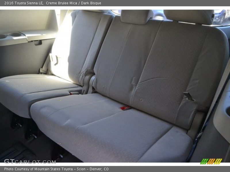 Creme Brulee Mica / Dark Bisque 2016 Toyota Sienna LE
