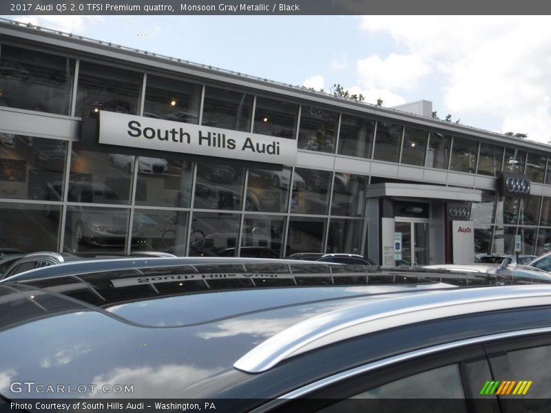Monsoon Gray Metallic / Black 2017 Audi Q5 2.0 TFSI Premium quattro