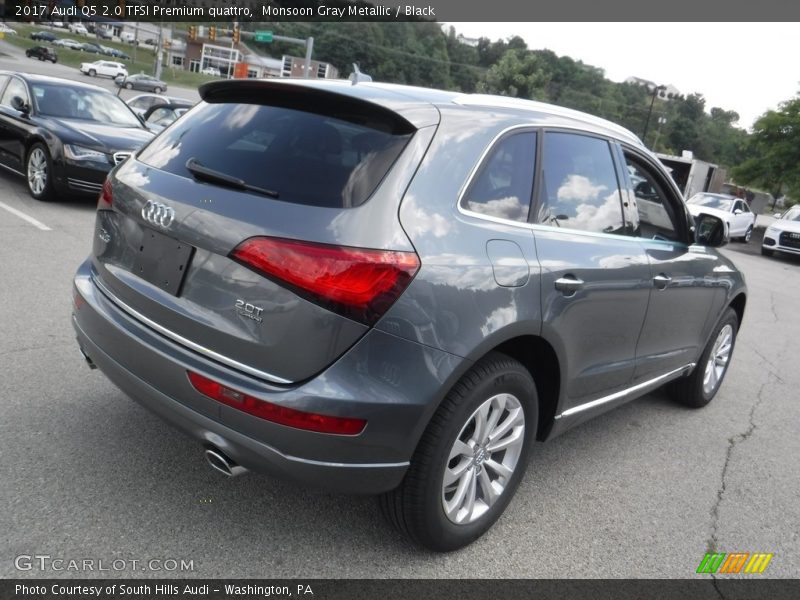 Monsoon Gray Metallic / Black 2017 Audi Q5 2.0 TFSI Premium quattro