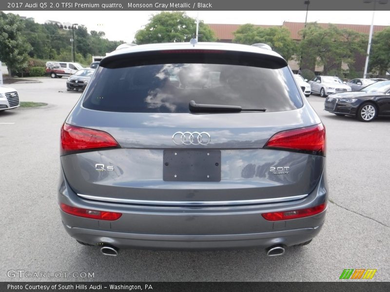 Monsoon Gray Metallic / Black 2017 Audi Q5 2.0 TFSI Premium quattro