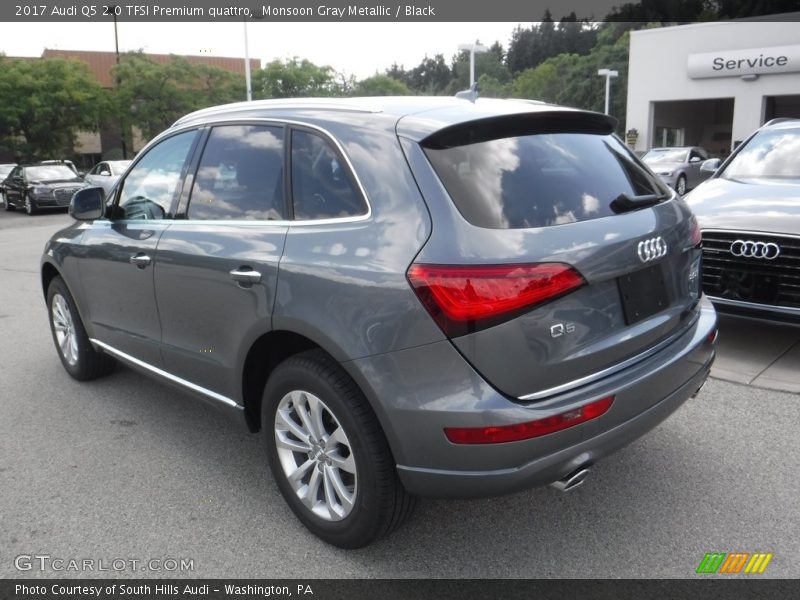 Monsoon Gray Metallic / Black 2017 Audi Q5 2.0 TFSI Premium quattro