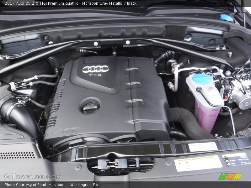 Monsoon Gray Metallic / Black 2017 Audi Q5 2.0 TFSI Premium quattro