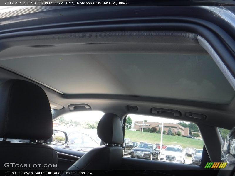 Monsoon Gray Metallic / Black 2017 Audi Q5 2.0 TFSI Premium quattro