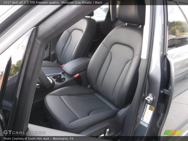 Monsoon Gray Metallic / Black 2017 Audi Q5 2.0 TFSI Premium quattro