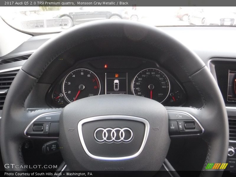 Monsoon Gray Metallic / Black 2017 Audi Q5 2.0 TFSI Premium quattro