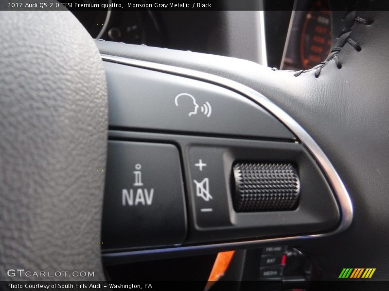 Monsoon Gray Metallic / Black 2017 Audi Q5 2.0 TFSI Premium quattro