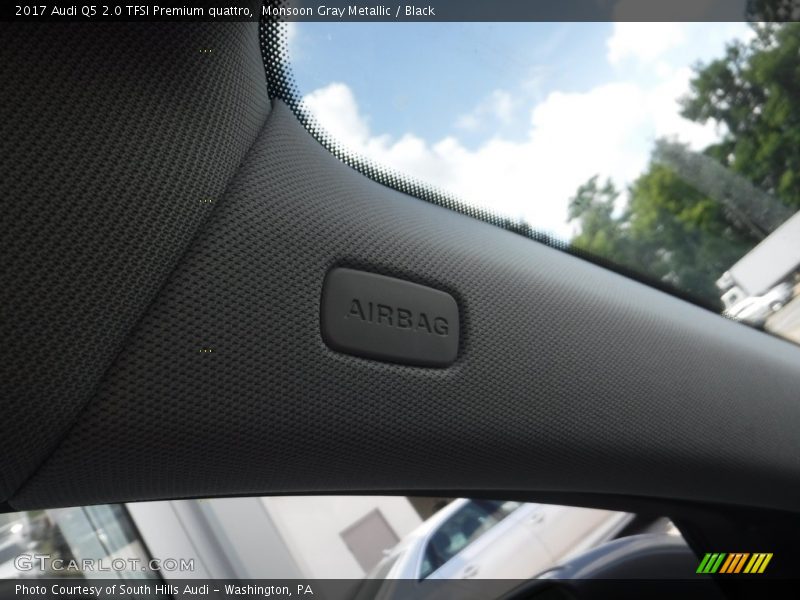 Monsoon Gray Metallic / Black 2017 Audi Q5 2.0 TFSI Premium quattro