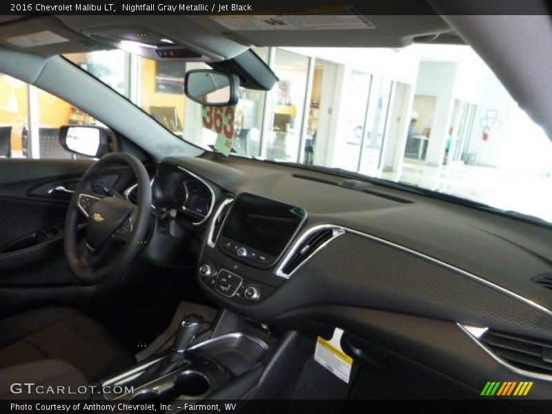 Nightfall Gray Metallic / Jet Black 2016 Chevrolet Malibu LT