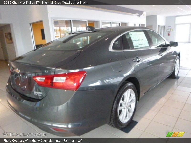Nightfall Gray Metallic / Jet Black 2016 Chevrolet Malibu LT